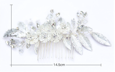 Peine Artesanal para Novia - Accesorio Elegante para el Cabello - Image 6