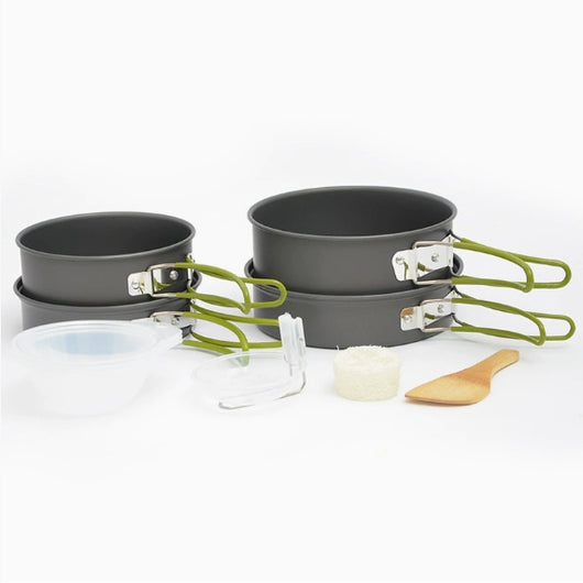 Juego de Utensilios de Cocina Portátil Antiadherente para Camping y Senderismo - Image 7