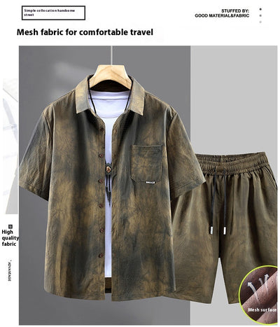 Conjunto de Dos Piezas: Camisa y Shorts Holgados Talla Grande - Image 13
