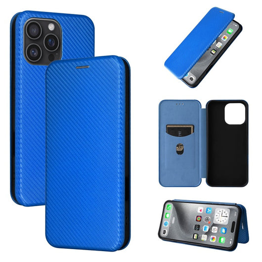 Funda Abatible de Fibra de Carbono para Teléfono Flip - Image 2