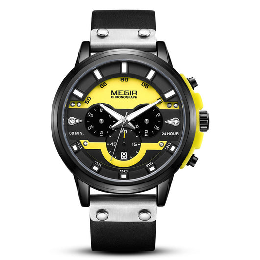 Reloj Deportivo Multifuncional de Cuero con Calendario - Image 6