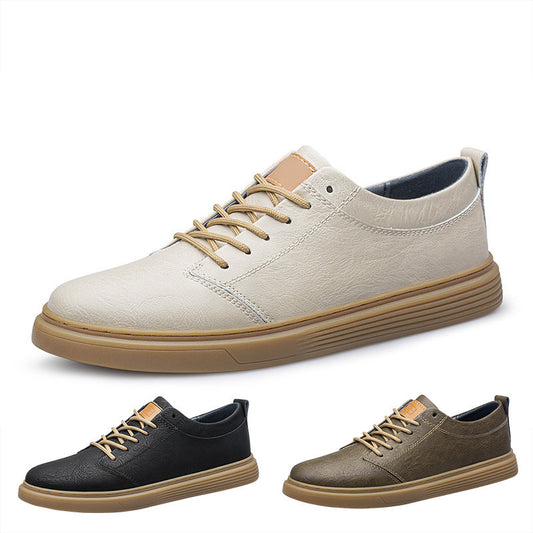 Tenis Casuales Hombre Cordones Punta Redonda Diseño Clásico - Image 2