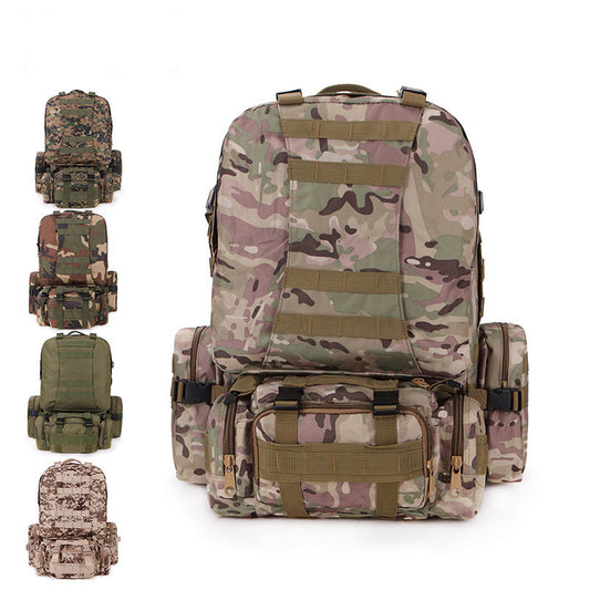 Mochila Táctica de Viaje Oxford Camuflaje - Resistente para Aventuras