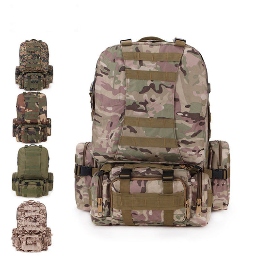 Mochila Táctica de Viaje Oxford Camuflaje - Resistente para Aventuras