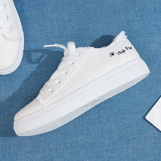 Zapatillas de Lona para Mujer Blancas Transpirables Casual Deportivas Primavera - Image 5