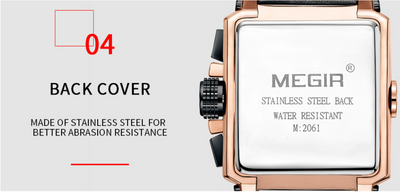 Reloj de Pulsera Cuadrado en Cuero para Hombre Estilo Vintage - Image 7