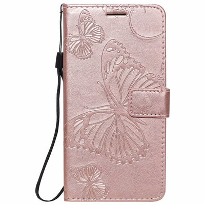 Funda de Cuero para Teléfono con Mariposa Prensada - Image 39