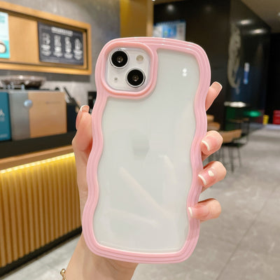 Funda Telefónica Bicolor con Onda y Borde Candy - Image 17