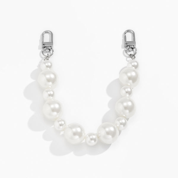 Cadena para Bolso con Perlas Imitación y Cuentas Mixtas Ajustables