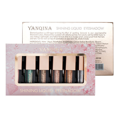 Paleta de Sombras Nacaradas con Diamantes Brillantes - Image 8