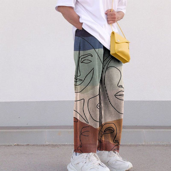 Pantalones Casuales Holgados Estampados para Hombre - Image 6