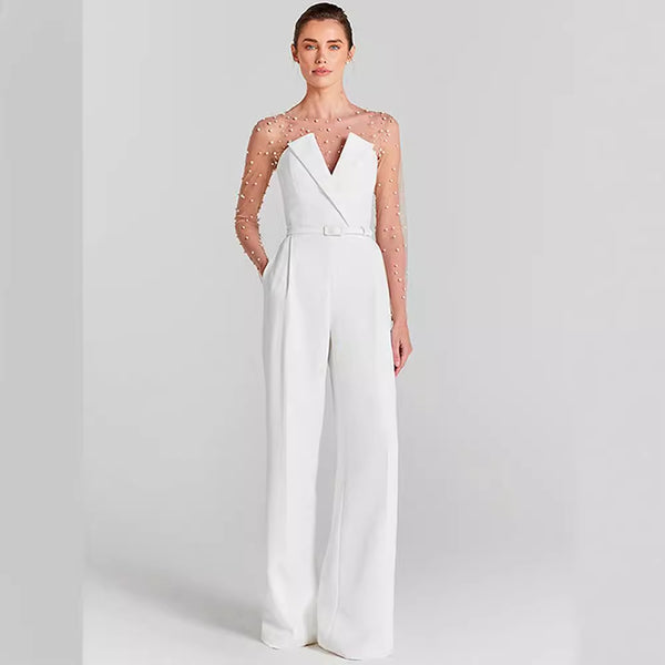 Jumpsuit Casual de Malla Espumada - Comodidad y Estilo