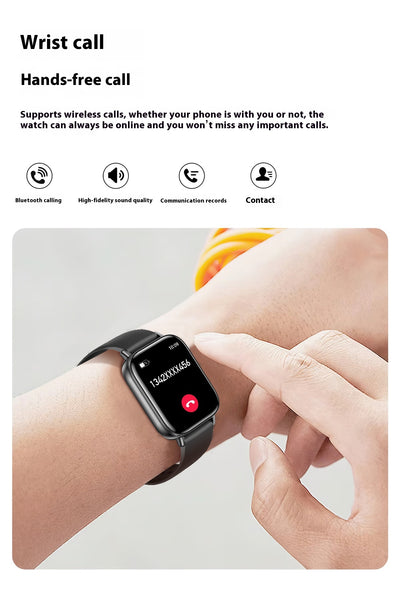 Reloj Inteligente con Monitor Cardíaco, Podómetro y Llamadas Bluetooth - Image 12