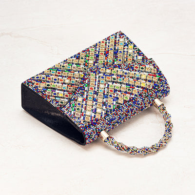 Bolso de Banquete Retro Europeo con Incrustaciones de Diamantes - Elegancia de Lujo - Image 21