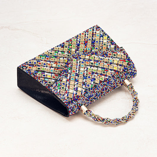Bolso de Banquete Retro Europeo con Incrustaciones de Diamantes - Elegancia de Lujo - Image 21