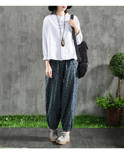 Camisa Cuadriculada Oversize Vintage con Detalles de Encaje - Image 17