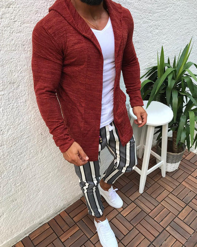 Cardigan con Capucha de Manga Larga - Image 6