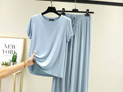 Conjunto de Casa Cómodo Estilo Coreano Talla Grande Mujer - Image 10