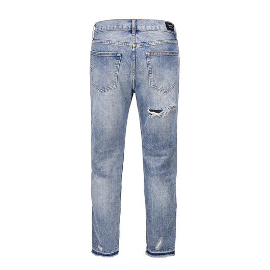 Jeans con Cierre Lateral y Rotos para Hombre y Mujer - Image 11