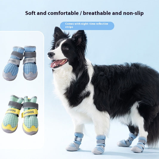 Botas Protectoras para Perros Verano Transpirables Antiescaldaduras