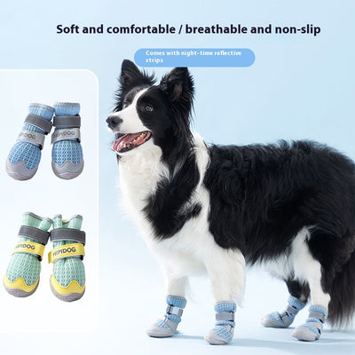 Botas Protectoras para Perros Verano Transpirables Antiescaldaduras