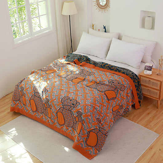 Juego de Cama Tres Piezas en Gasa de Algodón Multifuncional - Image 6