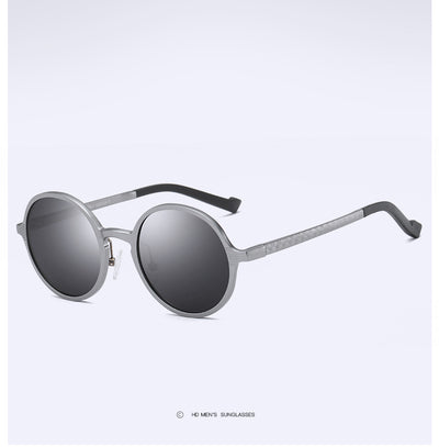 Gafas de Sol Redondas Aluminio Magnesio - Unisex Protección UV - Image 3