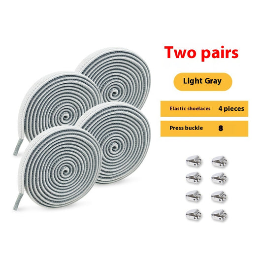 Cordones Elásticos sin Nudo - Zapatos Blancos Unisex con Cierre Ajustable - Image 16