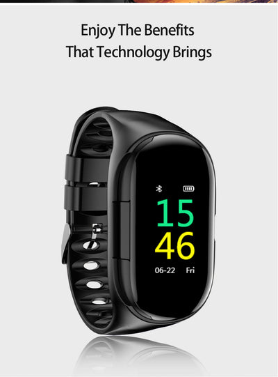Pulsera Inteligente M1 con Auriculares Bluetooth 2 en 1 - Monitor de Frecuencia Cardíaca y Llamadas - Image 6