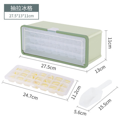 Molde de Hielo con Cajón, Tapa y Contenedor para Enfriar Bebidas - Image 11