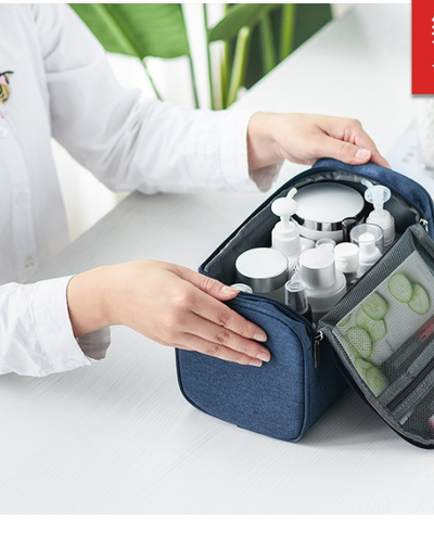 Bolsa de Aseo Viaje Impermeable - Organizador de Baño Portátil - Image 4
