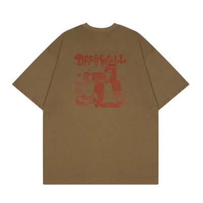 Playera Suelta Estampada Cuello Redondo Manga Corta - Image 5
