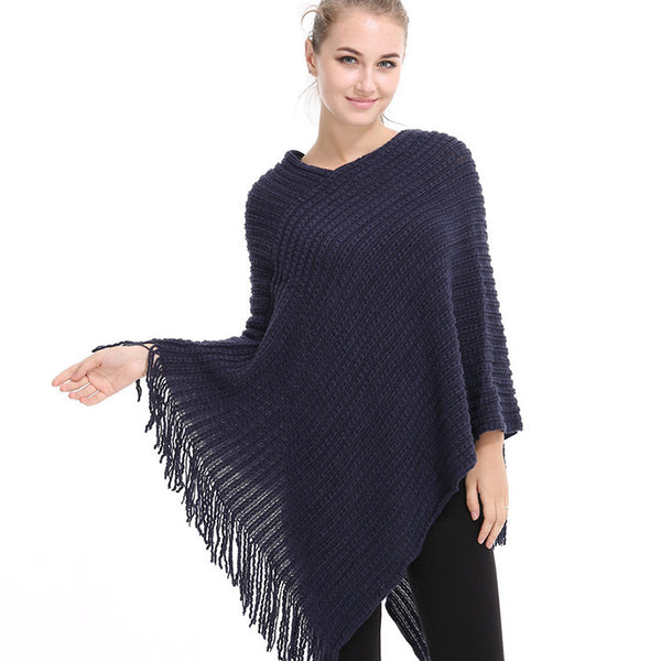 Capa Tejida de Moda para Mujer
