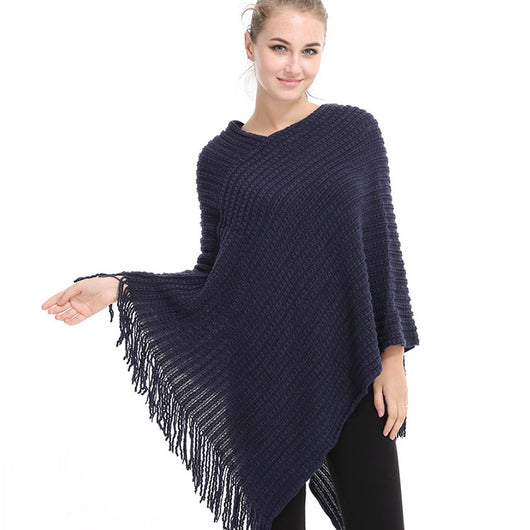 Capa Tejida de Moda para Mujer - Image 2