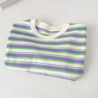 Playera Infantil a Rayas Estilo Vintage - Image 8