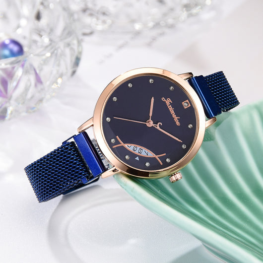Reloj para Niñas con Cierre Magnético y Calendario - Image 3