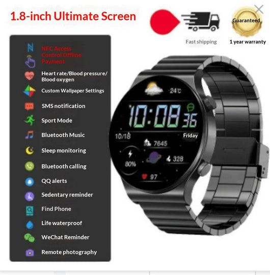 Reloj Inteligente con Llamadas Bluetooth, Monitoreo de Salud y Contador de Pasos - Image 10