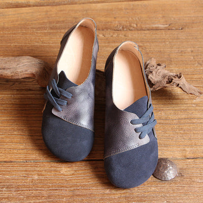 Zapatos Planos de Cuero Genuino para Mujer - Diseño Minimalista Punta Baja - Image 10