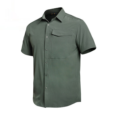 Camisa Casual Hombre Manga Corta Transpirable - Image 16