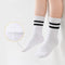 Calcetines Deportivos Blancos Tubo Medio para Niños y Niñas
