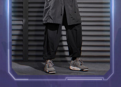 Abrigo Tipo Trench Coat Oblicuo de Solapa Alta para Hombre - Image 7