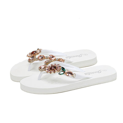 Sandalias de Playa Verano con Diamantes - Chanclas Elegantes de Alto Grado - Image 5