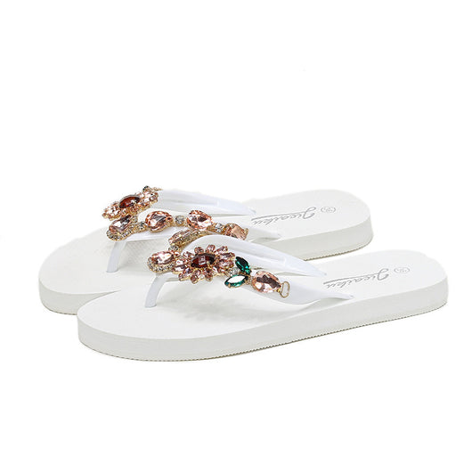 Sandalias de Playa Verano con Diamantes - Chanclas Elegantes de Alto Grado - Image 5