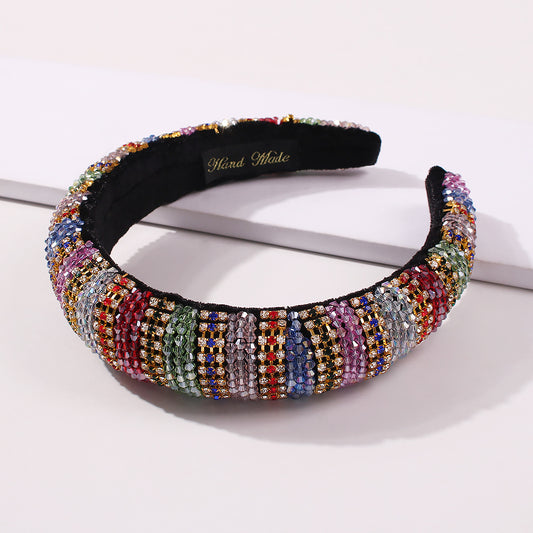 Accesorio Capilar de Lujo con Borla y Cristales Barrocos