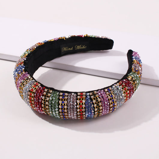 Accesorio Capilar de Lujo con Borla y Cristales Barrocos