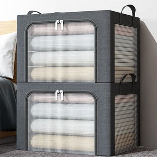 Caja Organizadora de Algodón y Lino con Diseño de Ranuras Estrechas - Image 10