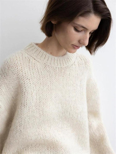 Suéter de Mohair Tejido Oversized Relajado - Image 5