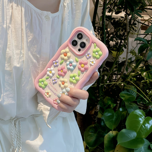 Funda para Celular de Flores Coloridas en Silicona - Image 12