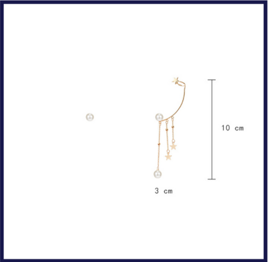 Aretes de Estrella con Borla Colgante - Image 10