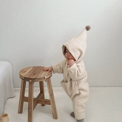 Pijama Enterizo para Bebé con Capucha y Doble Felpa Térmica - Image 3